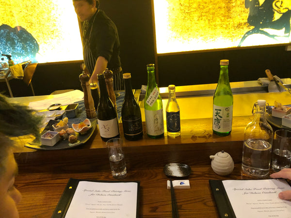 European chefs discovering the delights of sake