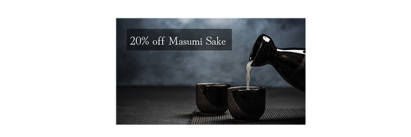 20% off Masumi Sake