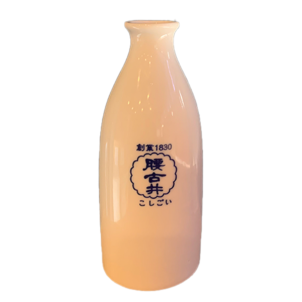 Traditional white ceramic Koshigoi Tokurri Sake Pot 160ml